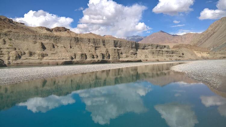 River Zangskar near Sarchu River Zangskar near Sarchu